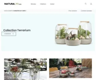 Naturalys.fr(Nos murs végétaux. Naturalys) Screenshot