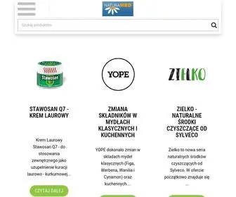 Naturamed.com.pl(Hurtownia zielarska zdrowej żywności ekologiczna NaturaMed) Screenshot