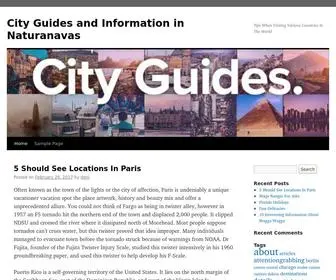 Naturanavas.com(City Guides and Information in Naturanavas) Screenshot