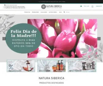 Naturasibericatienda.com(Natura Siberica) Screenshot