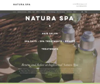 Naturaspa.co.uk(Natura Spa) Screenshot