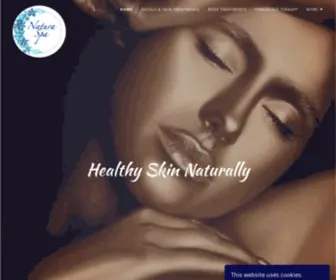 Naturaspavinings.com(Healthy Skin Naturally) Screenshot