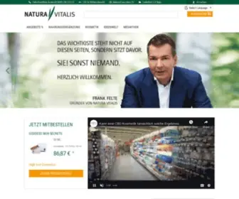 Naturavitalis.de(Natura Vitalis) Screenshot