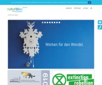 Naturblau.de(Die Werteagentur) Screenshot