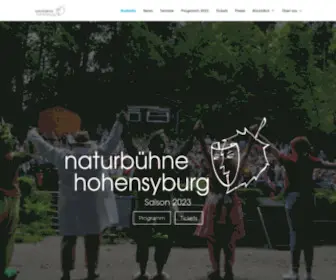 Naturbuehne.de(Naturbühne) Screenshot