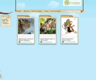 Naturdetektive.de(Die Kinderseiten des Bundesamtes für Naturschutz) Screenshot