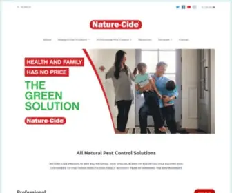 Nature-Cide.com(Nature-Cide Pesticides and Repellents) Screenshot