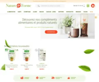 Nature-ET-Forme.com(Compléments alimentaires naturels (silicium organique…)) Screenshot