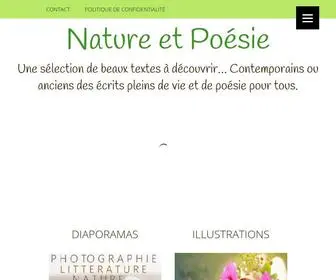 Nature-ET-Poesie.fr(Nature et Poésie) Screenshot