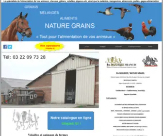 Nature-Grains.fr(Alimentation) Screenshot