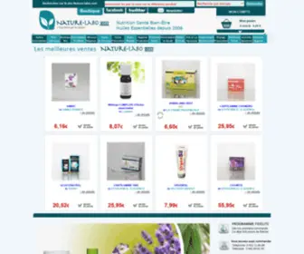 Nature-Labo.com(Santé) Screenshot