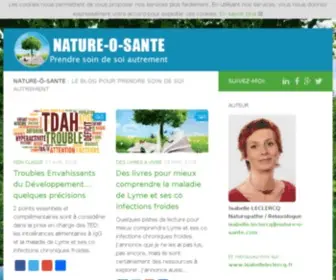 Nature-O-Sante.com(HOMÉOPATHIE) Screenshot