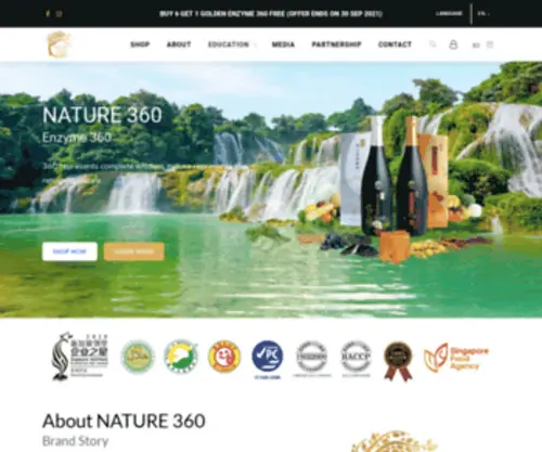 Nature360.com.sg(Nature 360) Screenshot