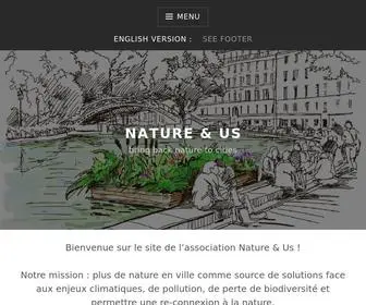 Natureandus.org(Bring back nature to cities) Screenshot
