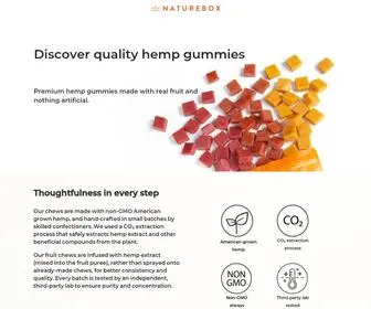 Natureboxwellness.com(NatureBox Premium Hemp Extract Gummies) Screenshot