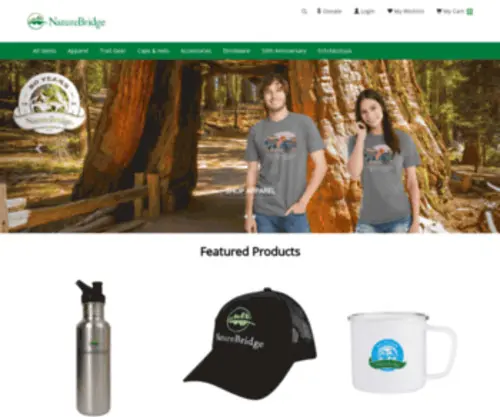 NaturebridgeStore.org(Naturebridge Online Store) Screenshot