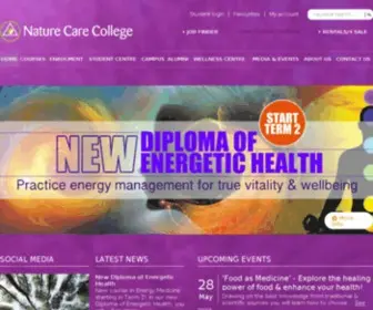 Naturecare.com.au(Nature Care College) Screenshot