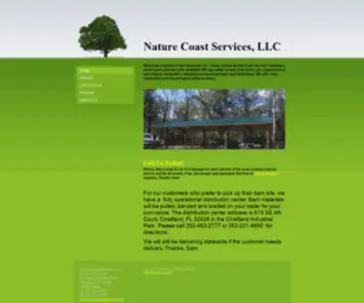 Naturecoastbarns.com(Nature Coast Services) Screenshot