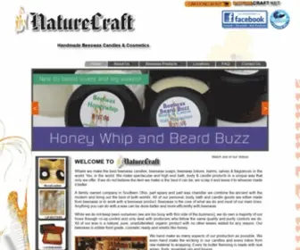 Naturecraft.net(Beeswax candles) Screenshot