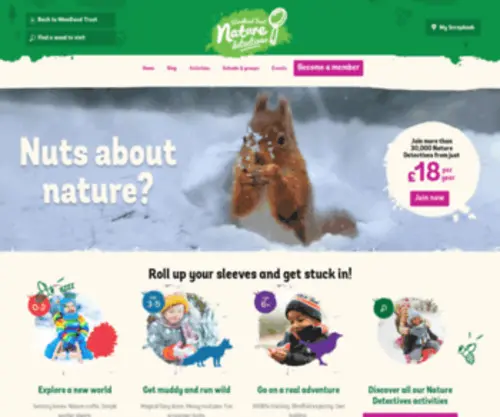 Naturedetectives.org.uk(Nature detectives) Screenshot