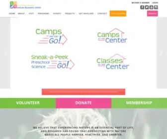 Naturediscoverycenter.org(Hana and Arthur Ginzbarg) Screenshot