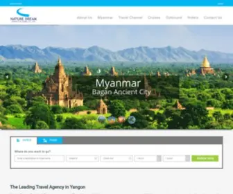 Naturedreamtravel.com(Best Tour Operator and Myanmar Travel Agency in Yangon) Screenshot