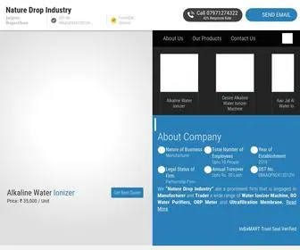 Naturedropindustry.com(Nature Drop Industry) Screenshot