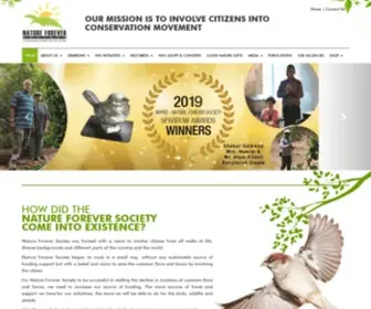 Natureforever.org(Nature Forever Society) Screenshot