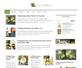 Naturehacks.com(Nature Hacks) Screenshot