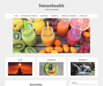 Naturehealth.eu(Waterfalls) Screenshot