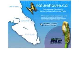 Naturehouse.ca(The Official Site of the Goldstream) Screenshot