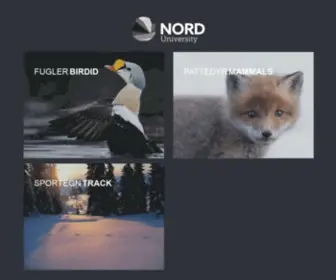 Natureid.no(Nord University) Screenshot