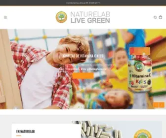 Naturelab.com.mx(Naturelab Live Green) Screenshot