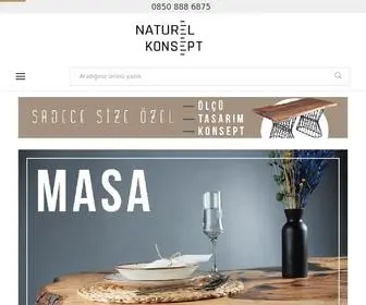 Naturelkonsept.com(Naturel Konsept: Epoksili Kütük Ürünler & Exclusive Kadın Giyim) Screenshot