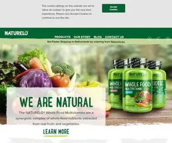 Naturelo.com(NATURELO Premium Supplements) Screenshot