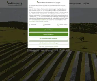 Naturenergy.de(Grüne Zinsen für Ihre nachhaltige Geldanlage) Screenshot