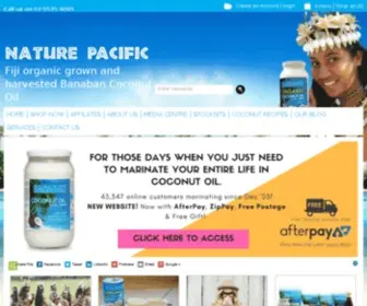 Naturepacific.com(Banaban Organic Virgin Coconut Oil) Screenshot