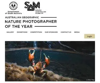 Naturephotographeroftheyear.com.au(Australian Geographic Nature Photographer of the Year) Screenshot