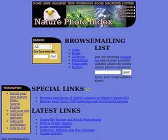 Naturepix.com(Nature Photo Index) Screenshot