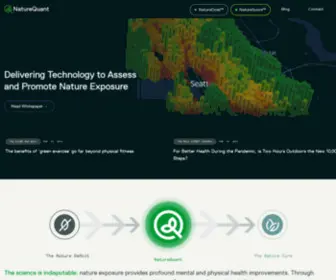 Naturequant.com(Delivering Technology to Assess and Promote Nature Exposure) Screenshot