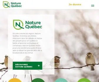 Naturequebec.org(Nature Qu) Screenshot