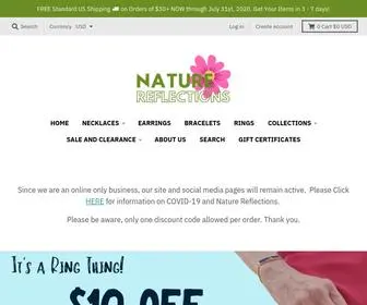 Naturereflectionsjewelry.com(Unique Handmade Jewelry Online) Screenshot