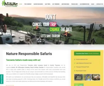 Natureresponsiblesafari.com(Tanzania Safari) Screenshot