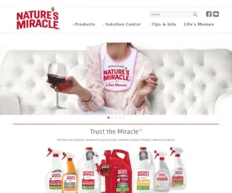 Natures-Miracle.com(Nature's Miracle) Screenshot