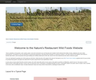 Natures-Restaurant-Online.com(Home page for Nature's Restaurant) Screenshot