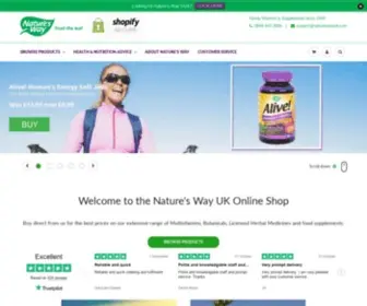 Natures-Way.com(Nature's Way) Screenshot