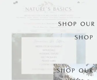 Naturesbasics.ca(HOME) Screenshot