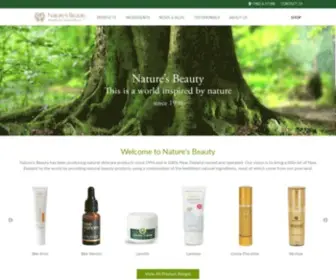 Naturesbeauty.co.nz(Natural New Zealand Skincare) Screenshot
