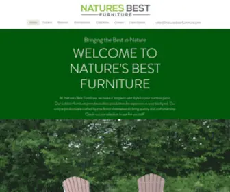 Naturesbestfurniture.com(Nature's Best Furniture) Screenshot