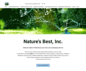 Naturesbestinc.com(Nature's Best Inc) Screenshot